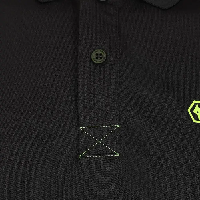 Wolverhampton Wanderers Store | Shop Official Progression Polo Black/Green – Junior Wolves Gear